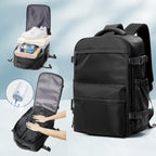 Expandable Travel Laptop Backpack – Large Capacity Business Bag for Men and Women