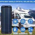 60W Solar Battery Trickle Charger – 12V Portable Panel for Car Boat Caravan