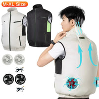Cooling Fan Vest – Air Conditioned Heat Resistant Jacket for Outdoor Fishing Hiking