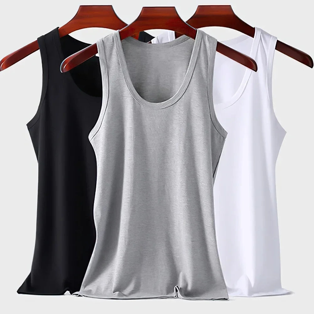 Cotton Tank Undershirts – Breathable Sleeveless Vests for Gym and Fitness