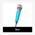 Mini Stereo Microphone – 3.5mm Handheld Mic for Phone Laptop Karaoke