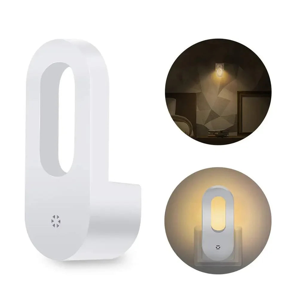 Twilight Sensor Night Light – Warm White Energy Saving Lamp for Kids Bedroom