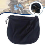 Plush Motorcycle Helmet Bag – Soft Drawstring Protective Carrier for Cycling