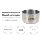Electric Grain Grinder – 300ml Ultrafine Mill for Coffee and Baby Food