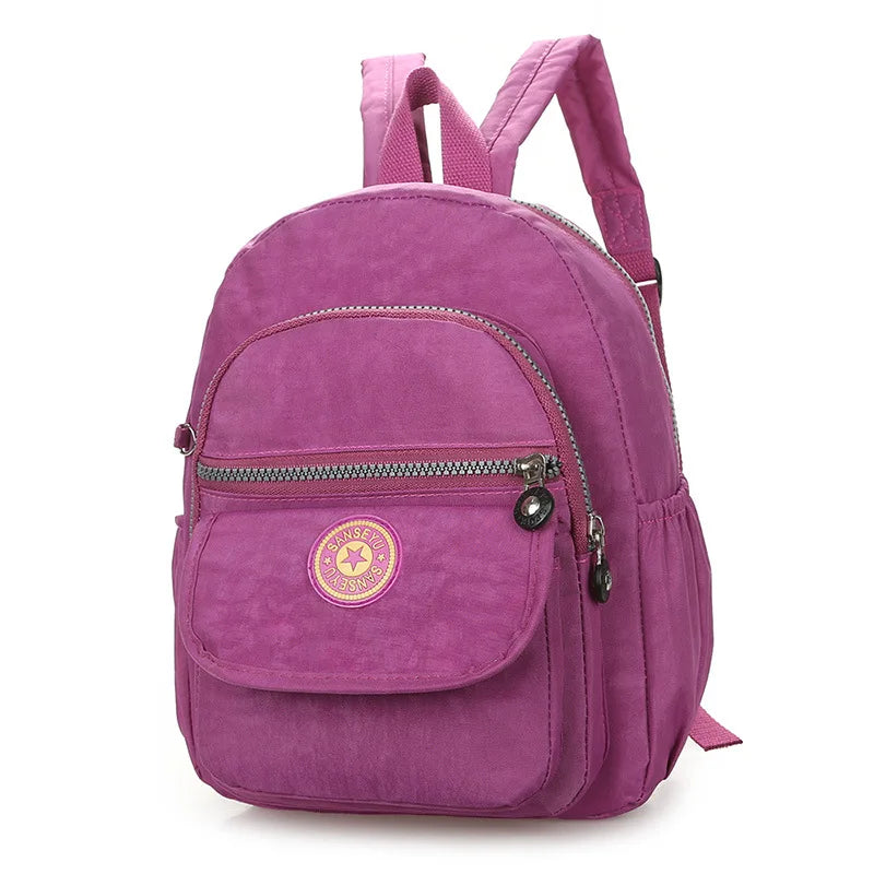 Mini Oxford Cloth Backpack – Small Shoulder Purse for Outdoor Travel