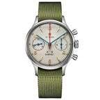 Vintage Pilot Chronograph – 42mm Automatic Waterproof Watch for Men