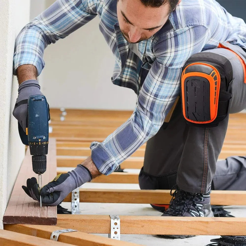 Heavy Duty EVA Foam Knee Pads – Gel Cushion for Construction and Gardening