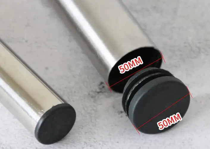 Round Steel Pipe End Caps – Protective Tubing Inserts for Furniture Legs