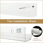 Acrylic Vinyl Record Wall Mount – Clear Display Shelf for Music Collectors