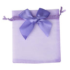Organza Drawstring Gift Bags – Bowknot Pouches for Wedding Jewelry Packing