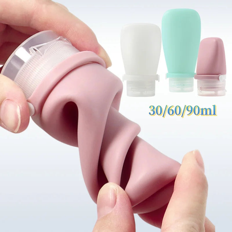 Silicone Travel Bottles – Leakproof Squeeze Tubes for Toiletries and Skincare