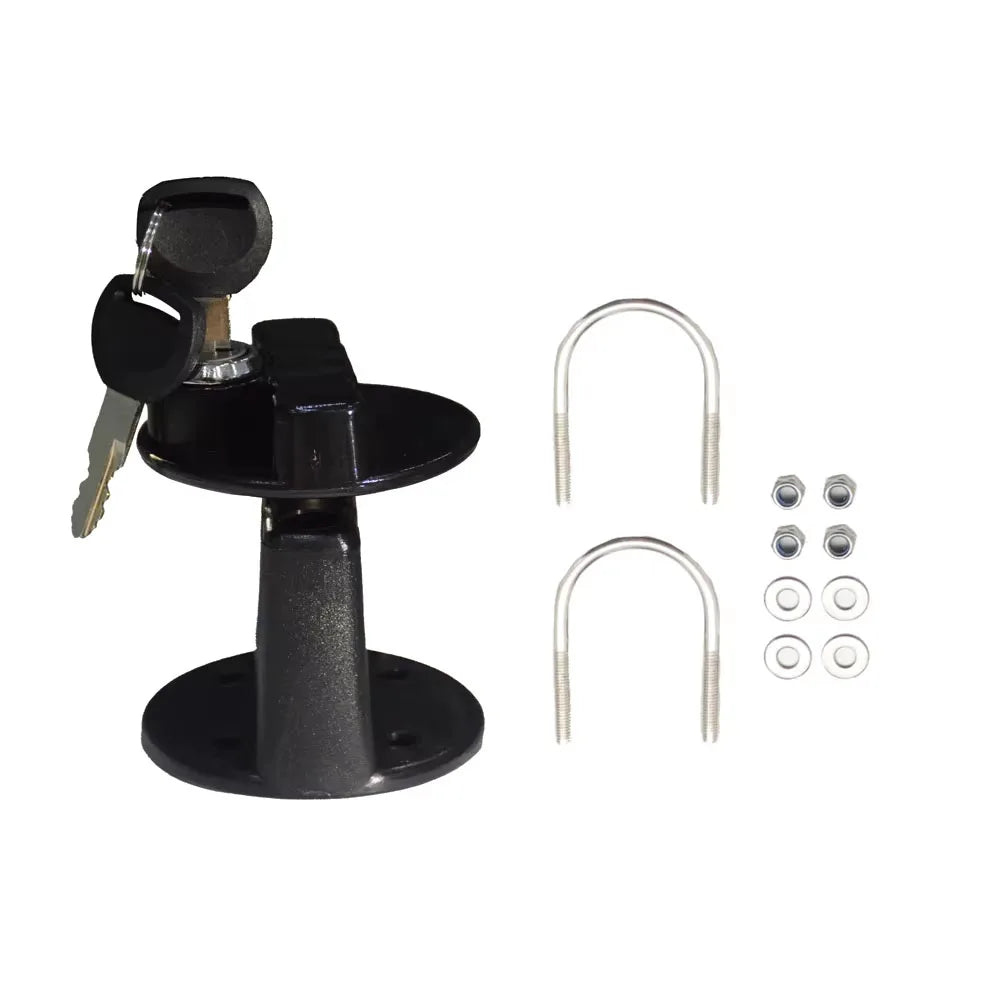 5L Plastic Fuel Canister – Lockable Backup Tank for Motorcycle SUV Storage