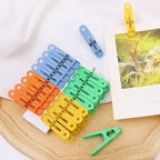 Plastic Laundry Clothespins – Durable Hanging Clips for Socks and Underwear