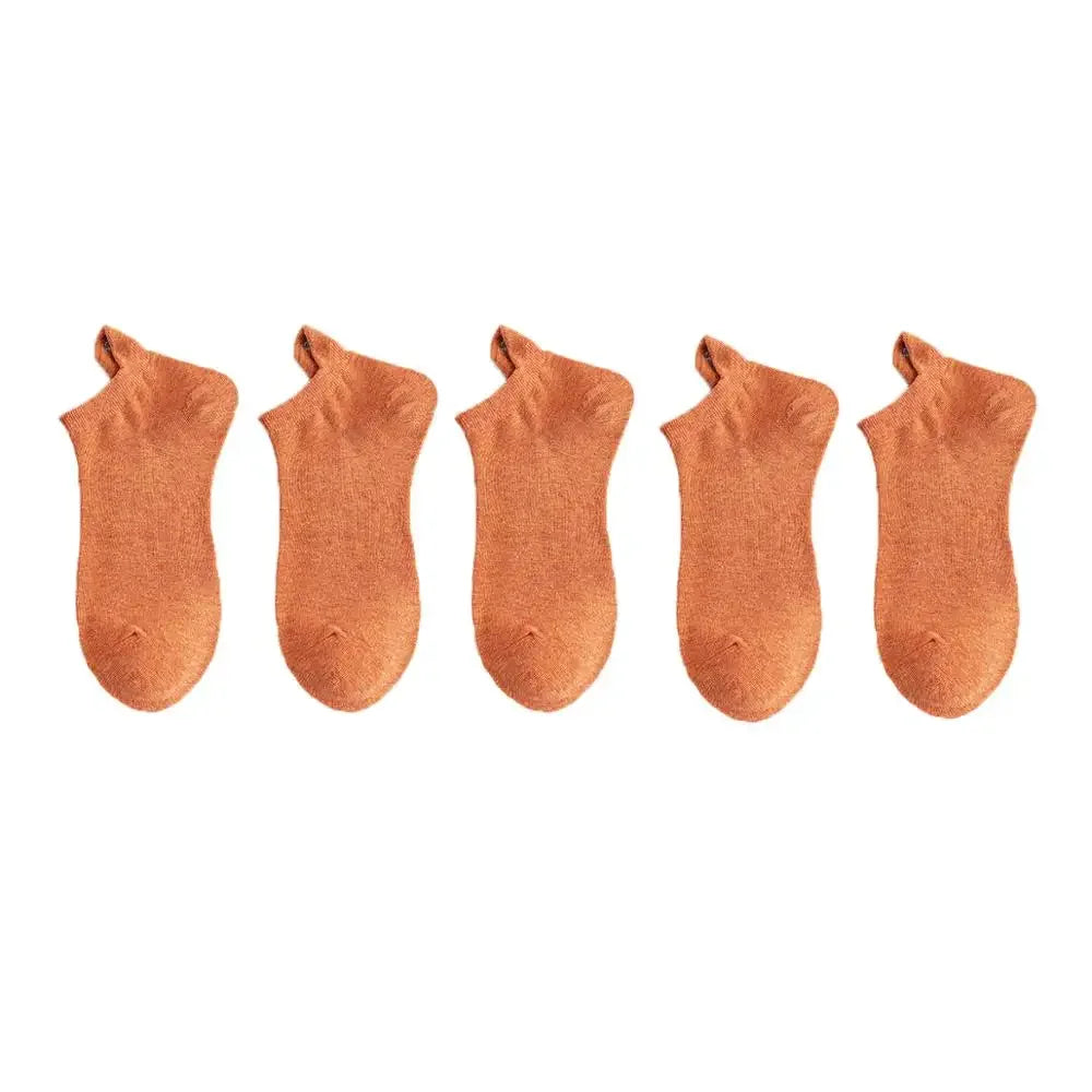 Embroidered Expression Ankle Socks – Kawaii Cotton Fashion for Casual Wear
