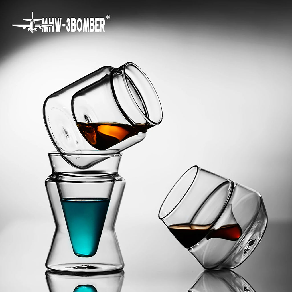 Double Wall Glass Coffee Mugs – Borosilicate Espresso Cups for Baristas