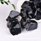 Raw Black Obsidian Crystal – Natural Reiki Stone for Energy Healing