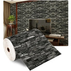 3D Foam Brick Wallpaper – Waterproof Self-Adhesive Wall Decal for Home Decor