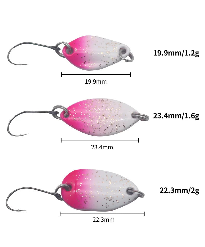 Colorful Spoon Fishing Lures – Lightweight Metal Baits for Trout and Bass