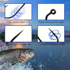 Barbless Fly Fishing Hooks – Black Nickel Steel for Dry and Wet Fly Tying