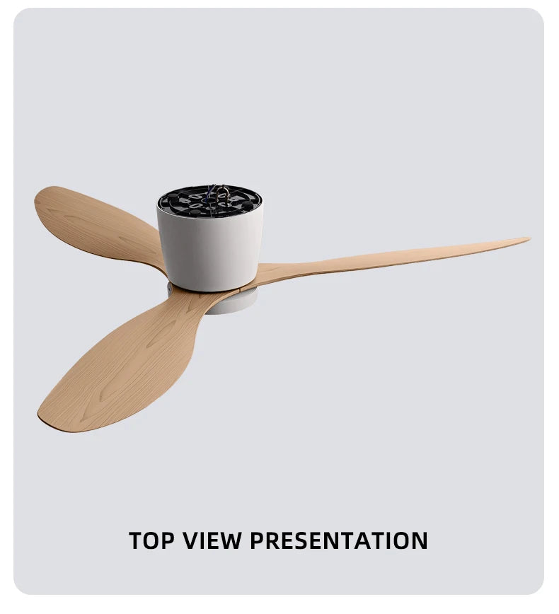 Inverter Ceiling Fan with Light – Silent Cooling for Bedroom and Office