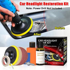 Car Headlight Restoration Kit – Chemical Polish for Auto Headlamp Repair
