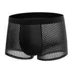 Ice Silk Mesh Boxer Briefs – Breathable Plus Size Underwear for Summer