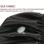 Silk Sleep Bonnet – Adjustable Double Layered Cap for Hair Protection