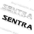 ABS Plastic SENTRA Letter Emblem – Trunk Fender Badge for Car Decoration