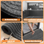 Non-Slip Floor Mat – Stain Resistant Doormat for Indoor Outdoor Home Entrance