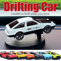 Drifting Car Dashboard Ornament – Swinging Model for Racing Enthusiasts