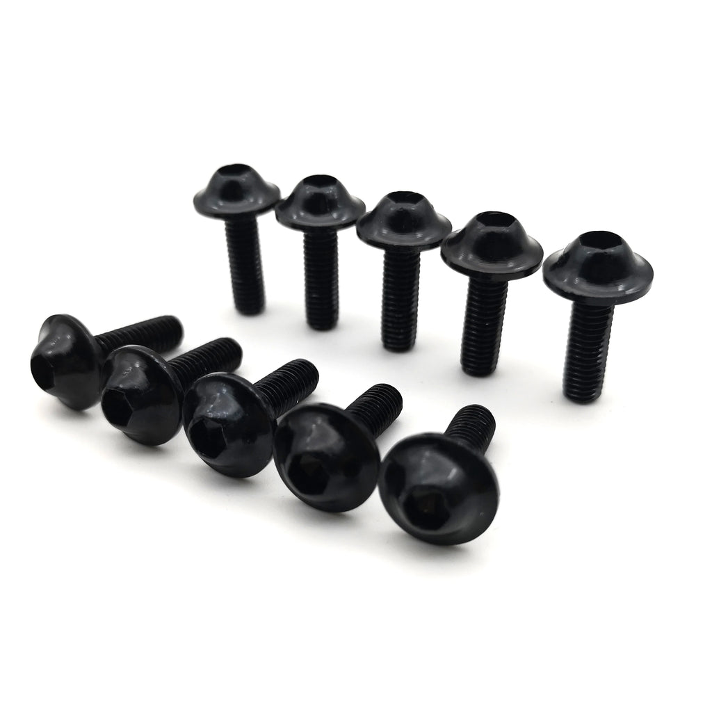 Anodised Aluminium Fairing Bolts – M6 x 20mm Hardware for Motorcycle Bodywork