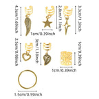 Alloy Braid Hair Rings – Dreadlock Jewelry for Women and Girls