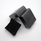 Black PU Leather Watch Box – Single Display Case with Pillow for Men