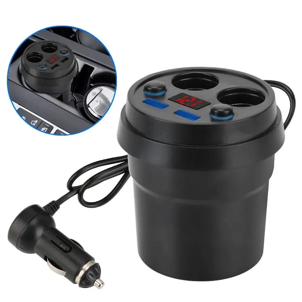 Dual USB Car Charger – 3.1A Fast Power Adapter for Mobile Devices