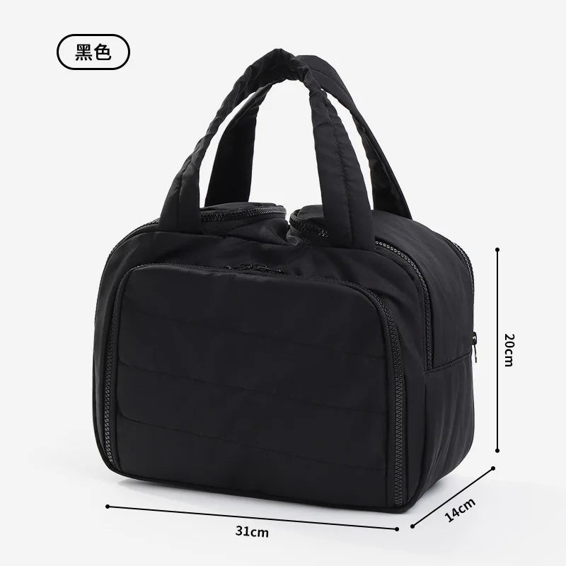 Portable Travel Makeup Bag – Large Capacity Organizer for Cosmetic Storage