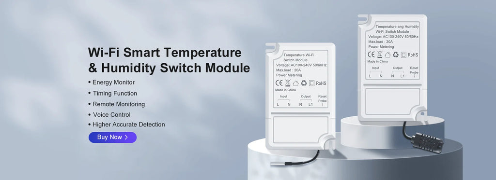 Smart Wifi Touch Light Switch – No Neutral Wire Required for Home Automation