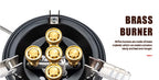 Portable High-Power Camping Gas Stove – Windproof Burner for Outdoor Cooking