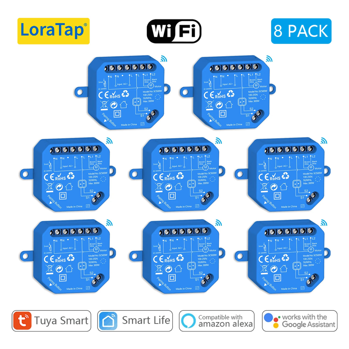 Smart Roller Shutter Switch – Voice Control for Automated Home Blinds
