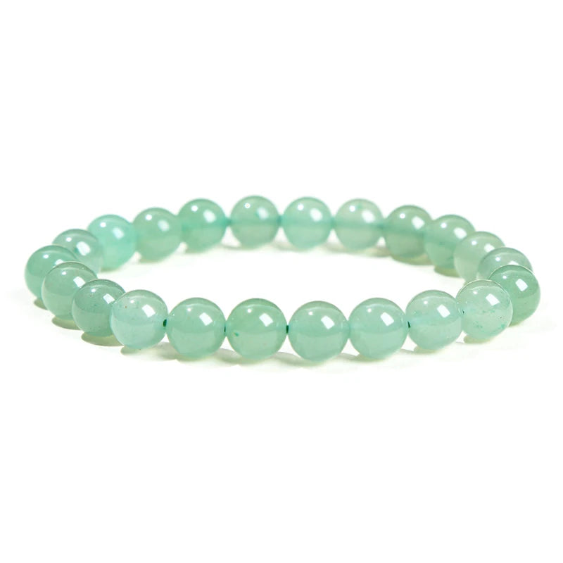Natural Stone Bead Bracelet – Healing Crystal Gemstone Jewelry for Men and Women