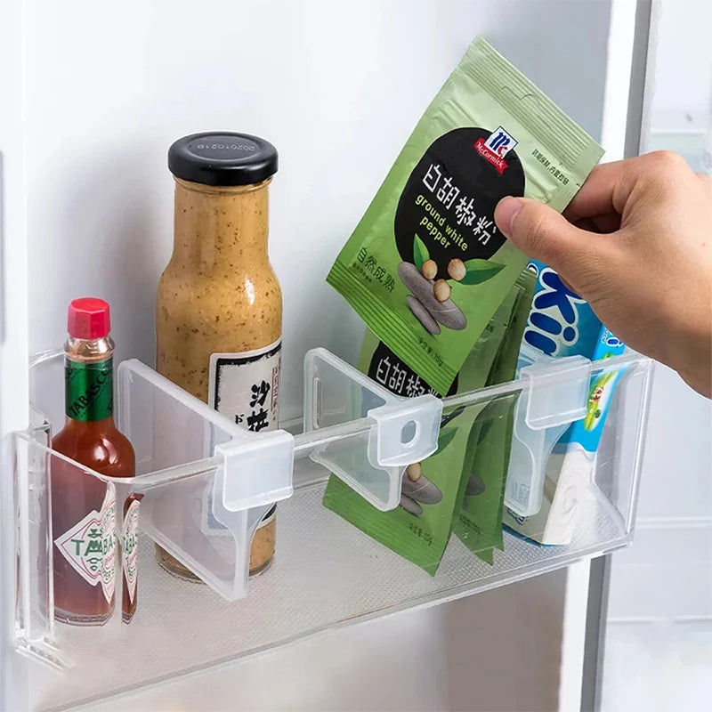 Adjustable Refrigerator Divider – Fridge Storage Partition for Kitchen Organization