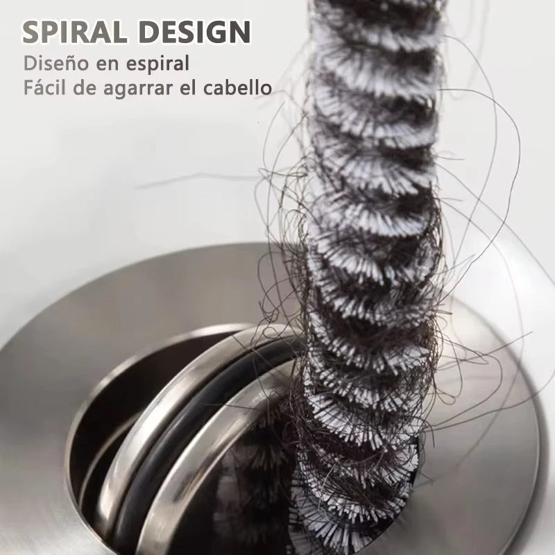 Flexible Pipe Dredging Brush – Long Reach Sewer Cleaner for Sink Clogs