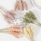 Artificial Lavender Flowers – PE Plastic Plant Bouquet for Home Table Decor
