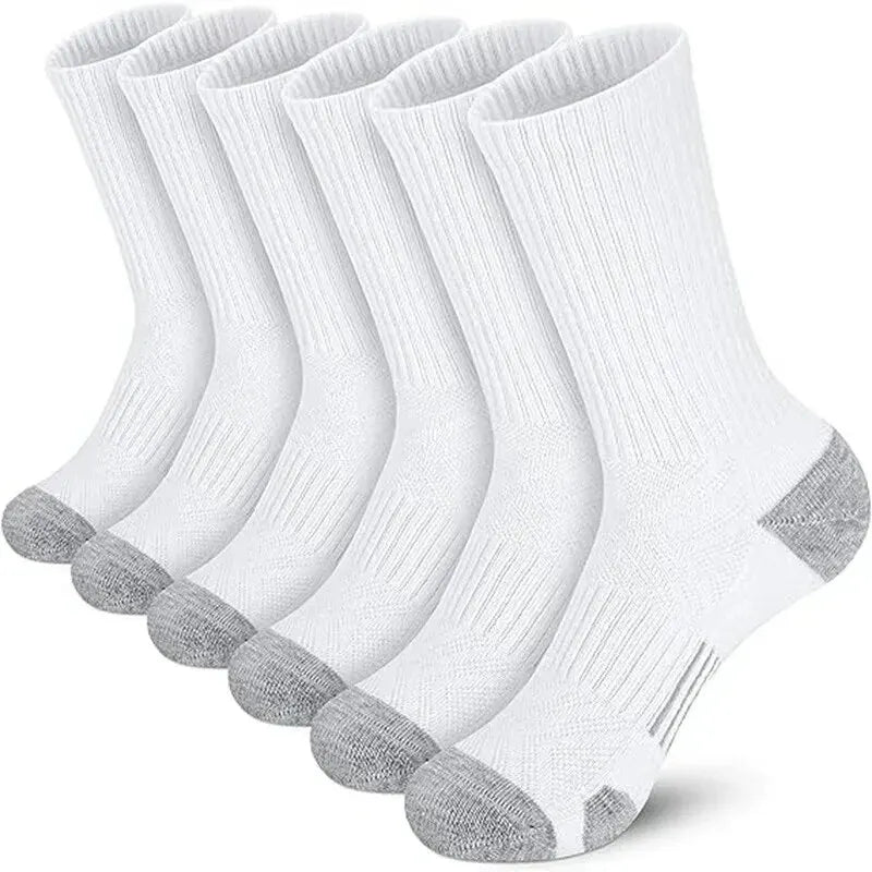 Athletic Football Socks – Soft Ground-Gripping Crew for Men's Gym Training