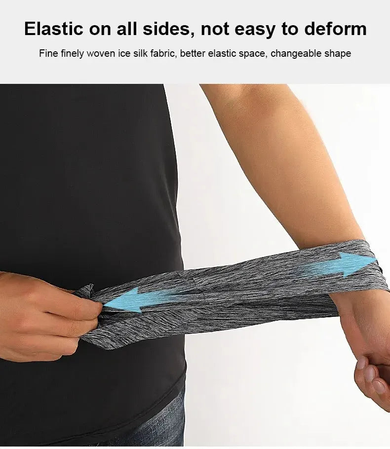 Ice Fabric Face Mask – UV Protection Bandana for Cycling and Outdoor Sports