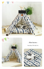Portable Pet Teepee – Washable Indoor House for Cats and Small Dogs