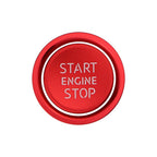 Aluminum Ignition Button Ring – Decorative Engine Start Cover for Peugeot