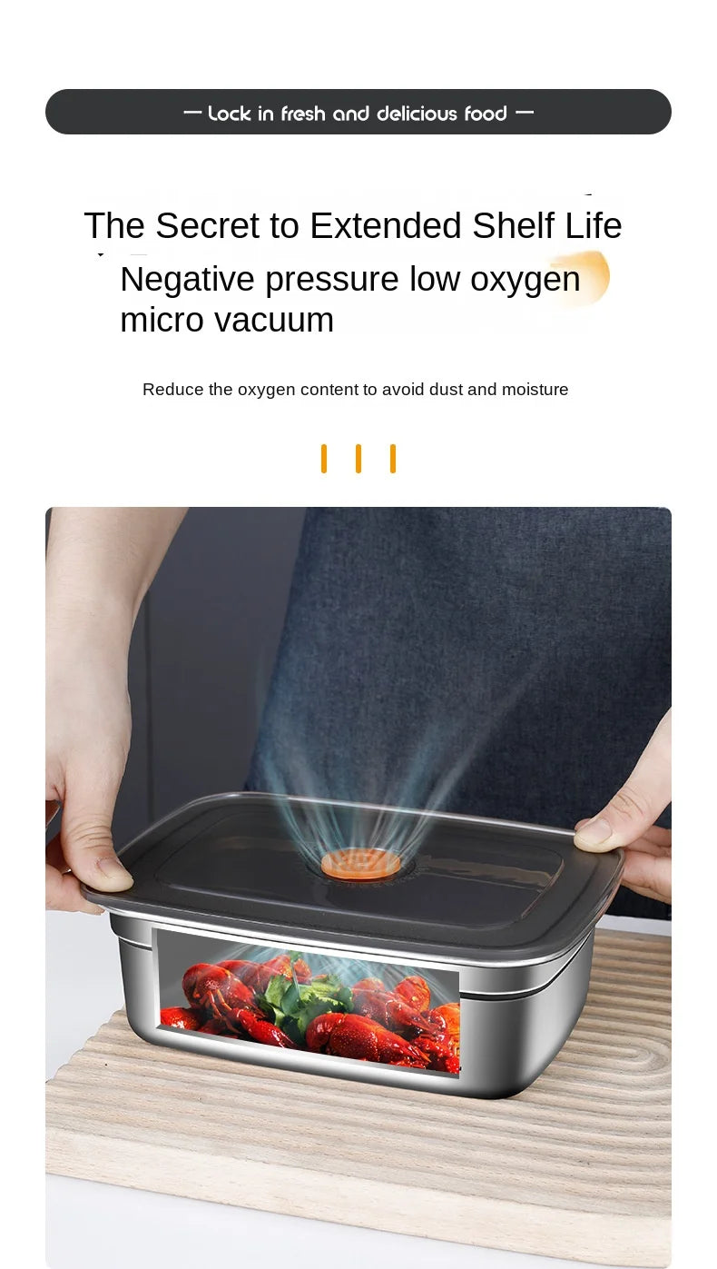 316 Stainless Steel Bento Box – Leak-Proof Food Container for Camping Lunch