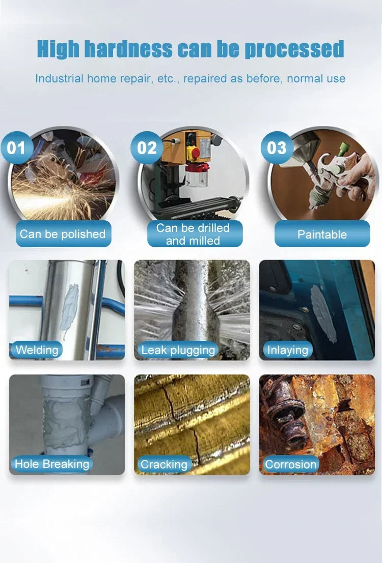 AB Industrial Metal Repair Glue – Waterproof Adhesive for Welding and Sealing