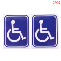 Disabled Mobility Parking Decal – PVC Universal Sticker for Accessible Vehicles