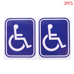 Disabled Mobility Parking Decal – PVC Universal Sticker for Accessible Vehicles